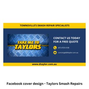 Socials cover design for Taylors