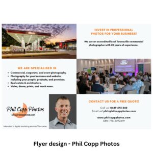 Flyer design for Phil Copp Photos