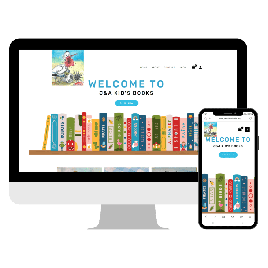 J&A kids book website