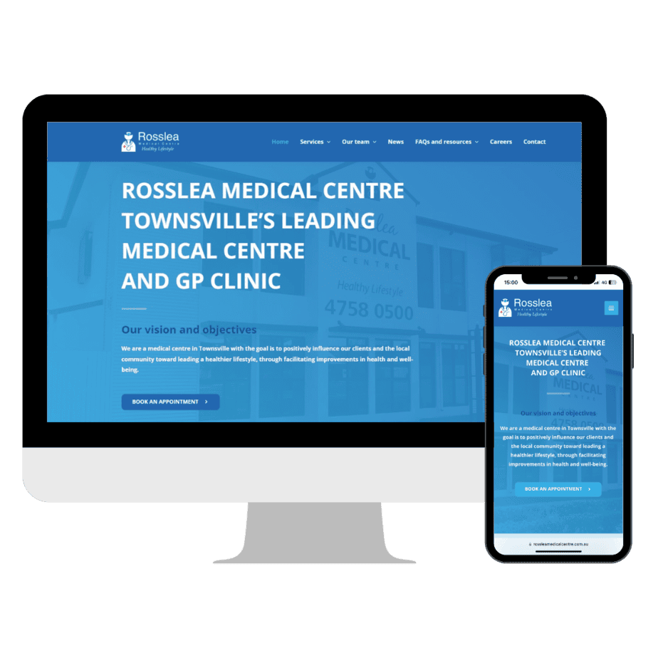 Rosslea Medical Centre website design