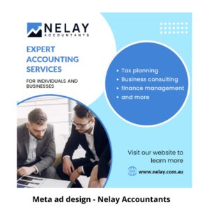 Meta ad design - Nelay Accountants