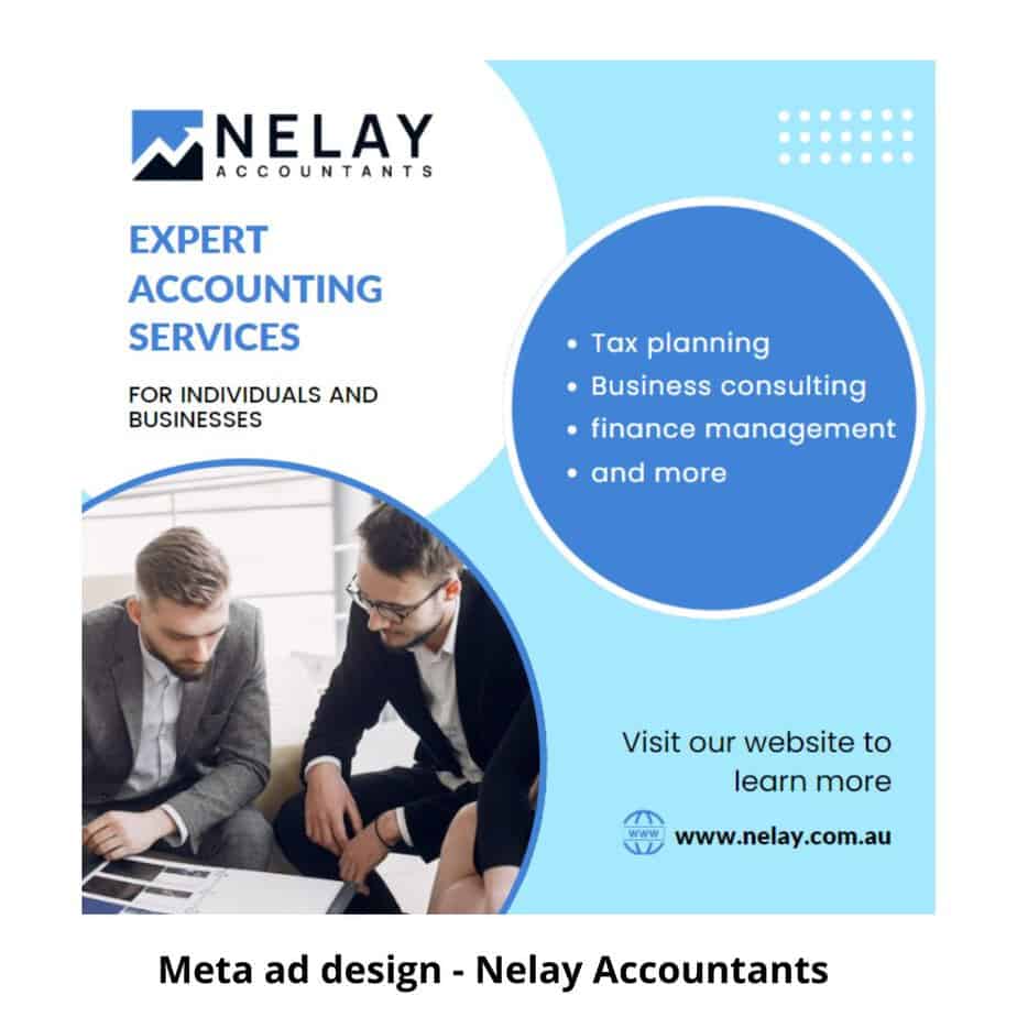 Meta ad design - Nelay Accountants