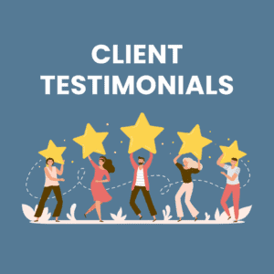 Client testimonials